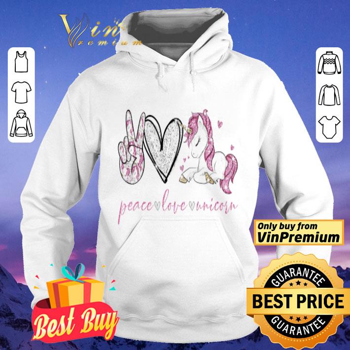 Peace Love Unicorn shirt