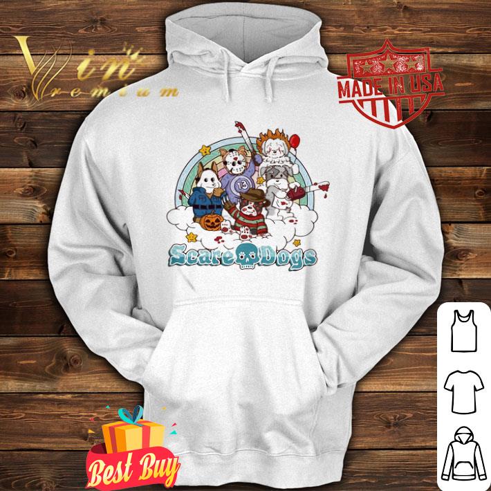 03c32103 scare and dogs mashup horror movie characters shirt 4 - Scare and Dogs mashup horror movie characters shirt