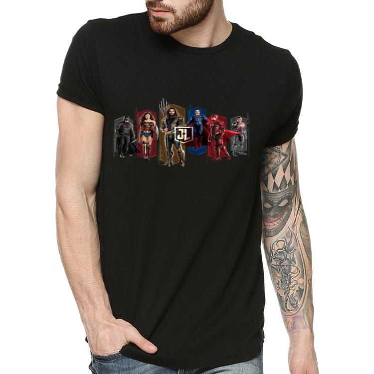 Justice League Movie Team Hexagons Shirt 8 Justice League Movie Team Hexagons Shirt