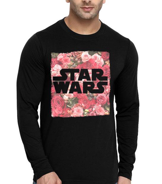 04f37eae star wars rose floral print logo fill pattern shirt 4 - Star Wars Rose Floral Print Logo Fill Pattern Shirt