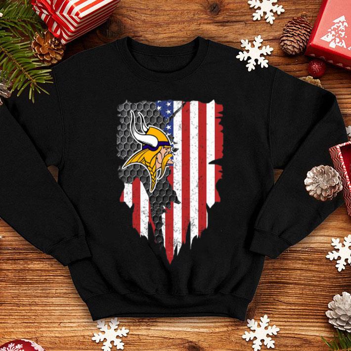 Minnesota Vikings American Flag shirt