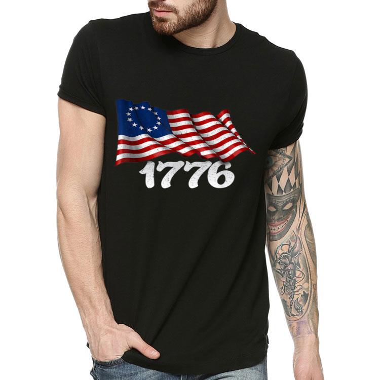 America Betsy Ross Flag 1776 Vintage Shirt 10 America Betsy Ross Flag 1776 Vintage Shirt