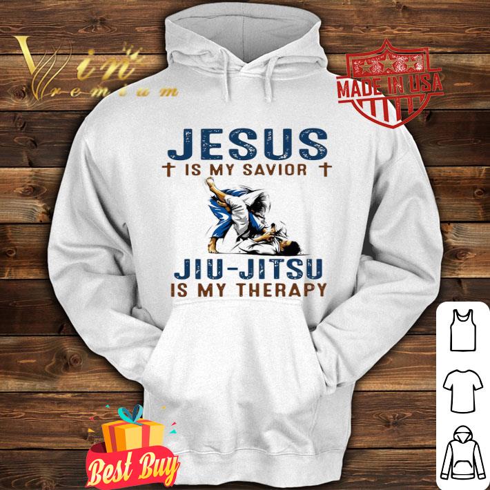 Jesus Is My Savior Jiu-jitsu Is My Therapy shirt