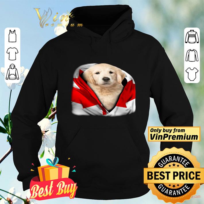0a90557b golden retriever cape canada flag shirt 4 - Golden Retriever Cape Canada Flag shirt
