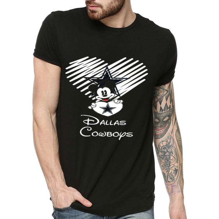 Disney Mickey Mouse The Heart Dallas Cowboys Shirt 10 Disney Mickey Mouse The Heart Dallas Cowboys Shirt