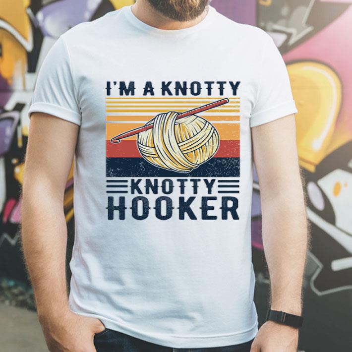 Vintage Knitting I’m A Knotty Knotty Hooker shirt