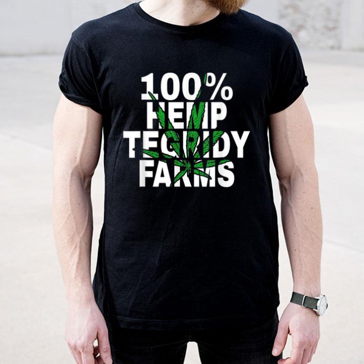 100% Hemp Tegridy Farms With Marijuana Leaf 420 Weed Shirt 8 100% Hemp Tegridy Farms With Marijuana Leaf 420 Weed Shirt