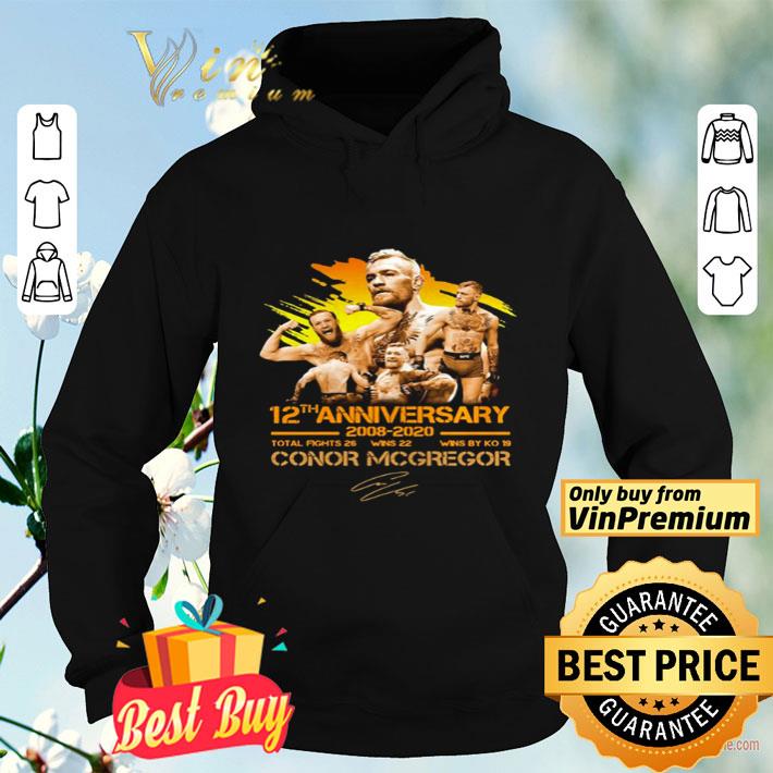 12th anniversary 2008 2020 Conor Mcgregor shirt 4 - 12th anniversary 2008 2020 Conor Mcgregor shirt