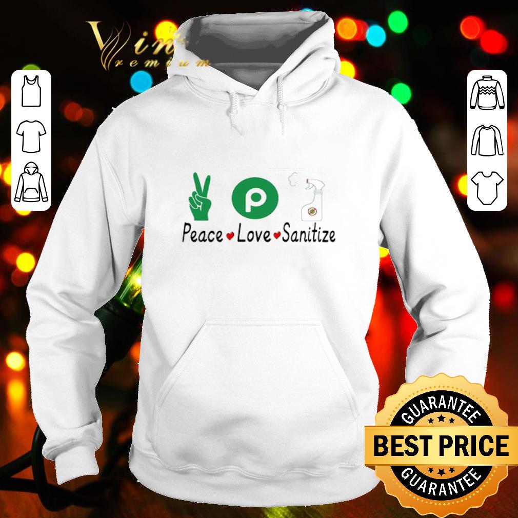 Publix Peace Love Sanitize Coronavirus shirt