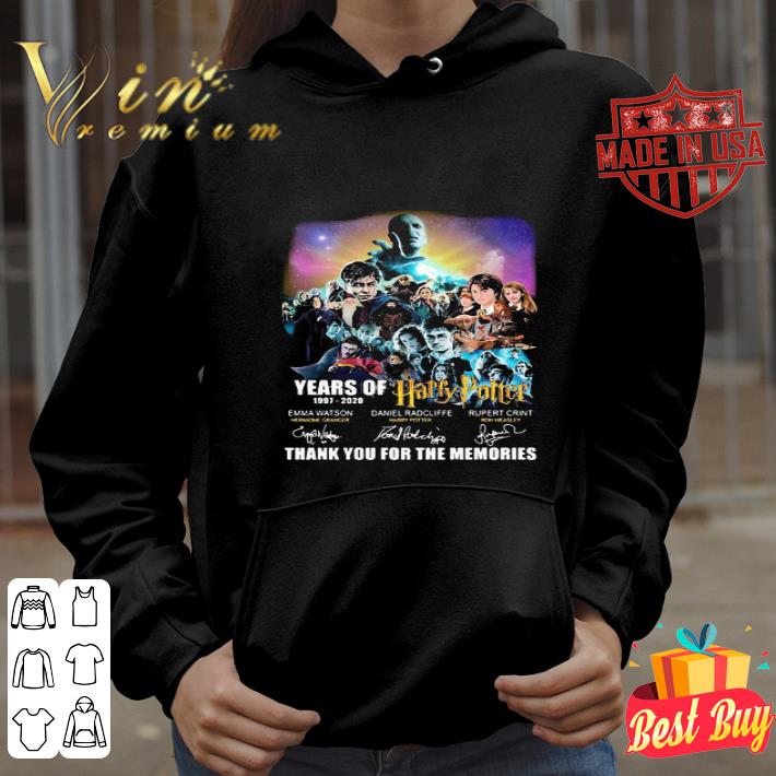 Harry Potter Years Of 1997-2020 Signatures shirt