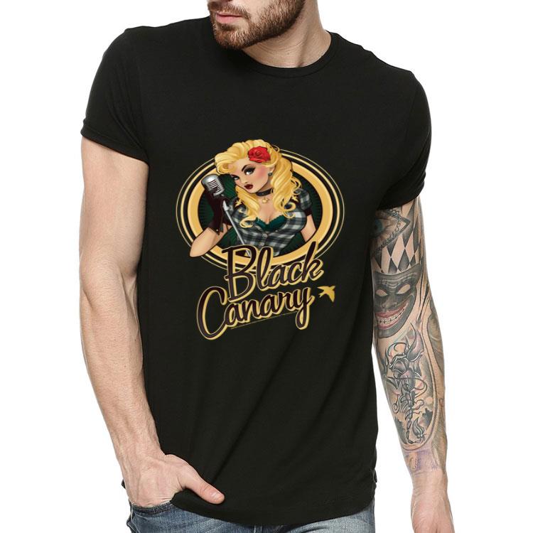153614fe justice league bombshell canary badge shirt 4 - Justice League Bombshell Canary Badge Shirt