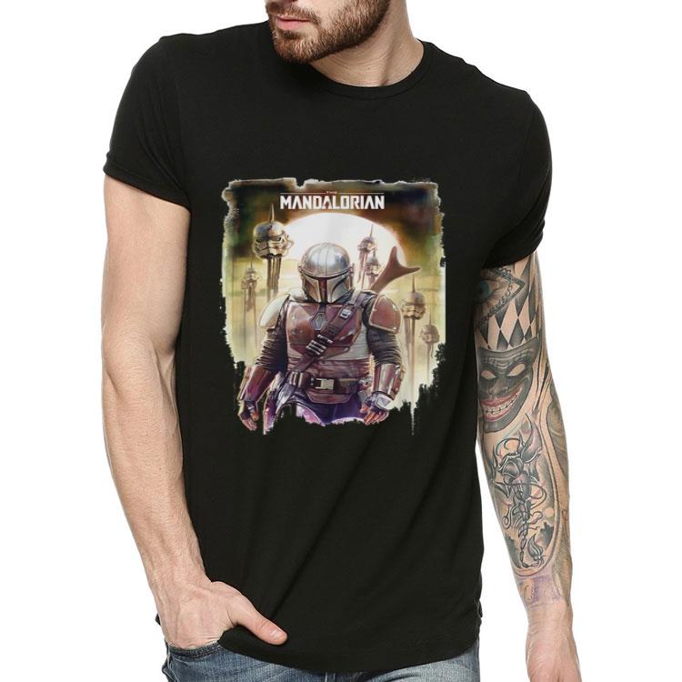 18277978 star wars the mandalorian conquer poster shirt 4 - Star Wars The Mandalorian Conquer Poster Shirt
