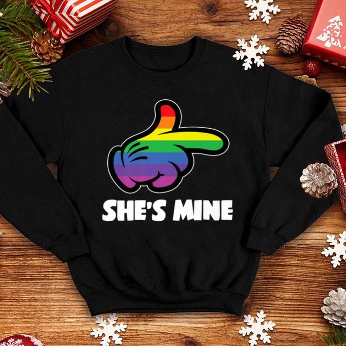 Lesbian Couple Im Hers Shes Mine LGBT Matchings Shirt 8 Lesbian Couple Im Hers Shes Mine LGBT Matchings Shirt