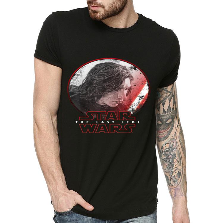 1aa991de star wars last jedi kylo ren sketch portrait graphic shirt 4 - Star Wars Last Jedi Kylo Ren Sketch Portrait Graphic Shirt