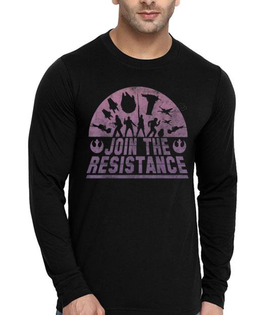 Star Wars Last Jedi Silhouette Join The Resistance Shirt