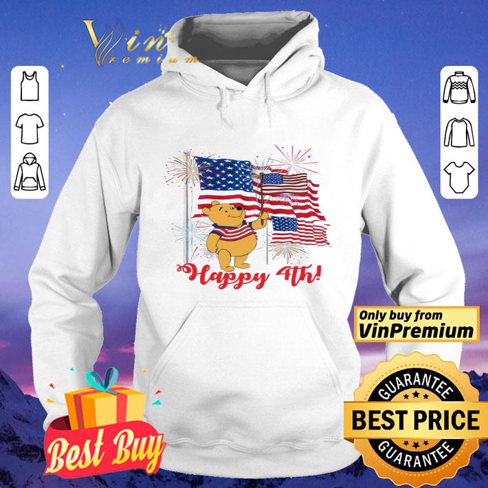 Winnie The Pooh Happy 4th July American Flag shirt