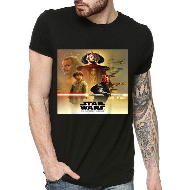 1f299359 star wars celebration mural the phantom menace logo shirt 4 - Star Wars Celebration Mural The Phantom Menace Logo Shirt