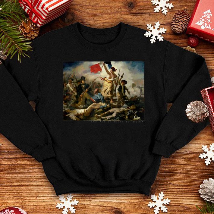 Liberty Leading The People Delacroix Fine Art Print Graphic Shirt