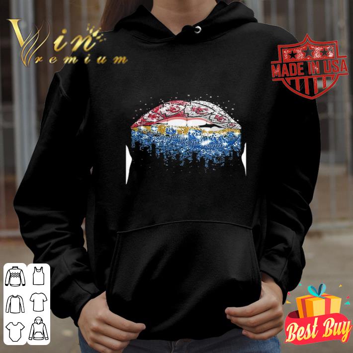 Lips Kansas City Chiefs And Kansas City Royals shirt