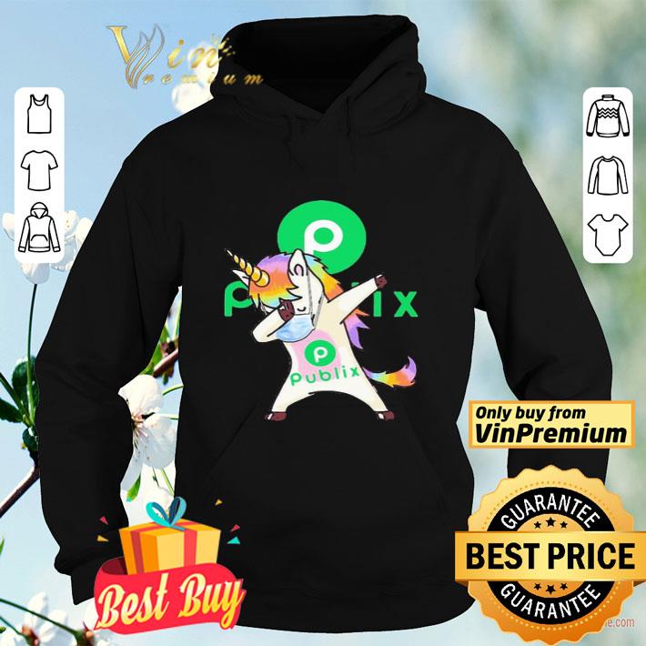 26130fe5 unicorn mask dabbing publix logo shirt 4 - Unicorn mask dabbing publix logo shirt