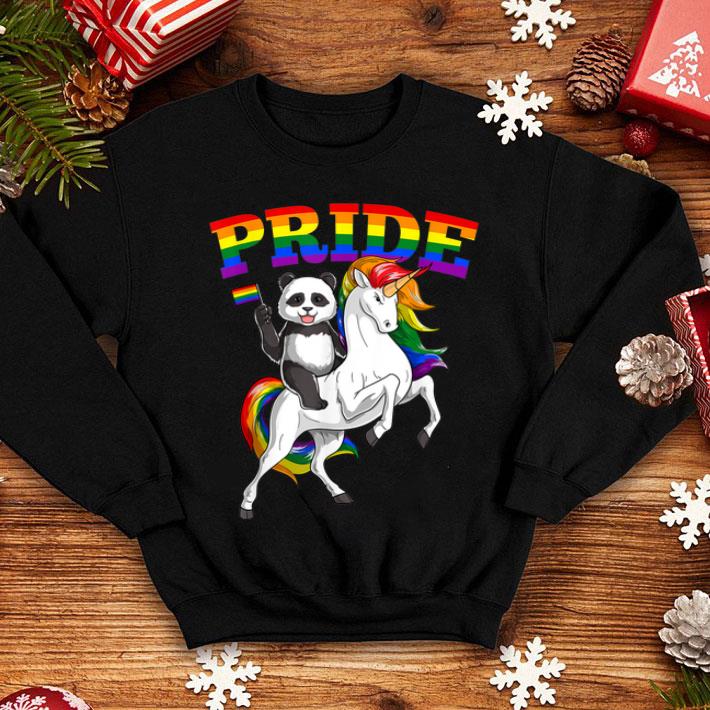 LGBT Panda Unicorn Gay Pride Rainbow LGBTQ Cute Shirt