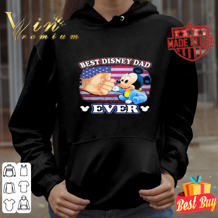 American Flag Mickey Mouse Best Disney Dad Ever Father's Day shirt