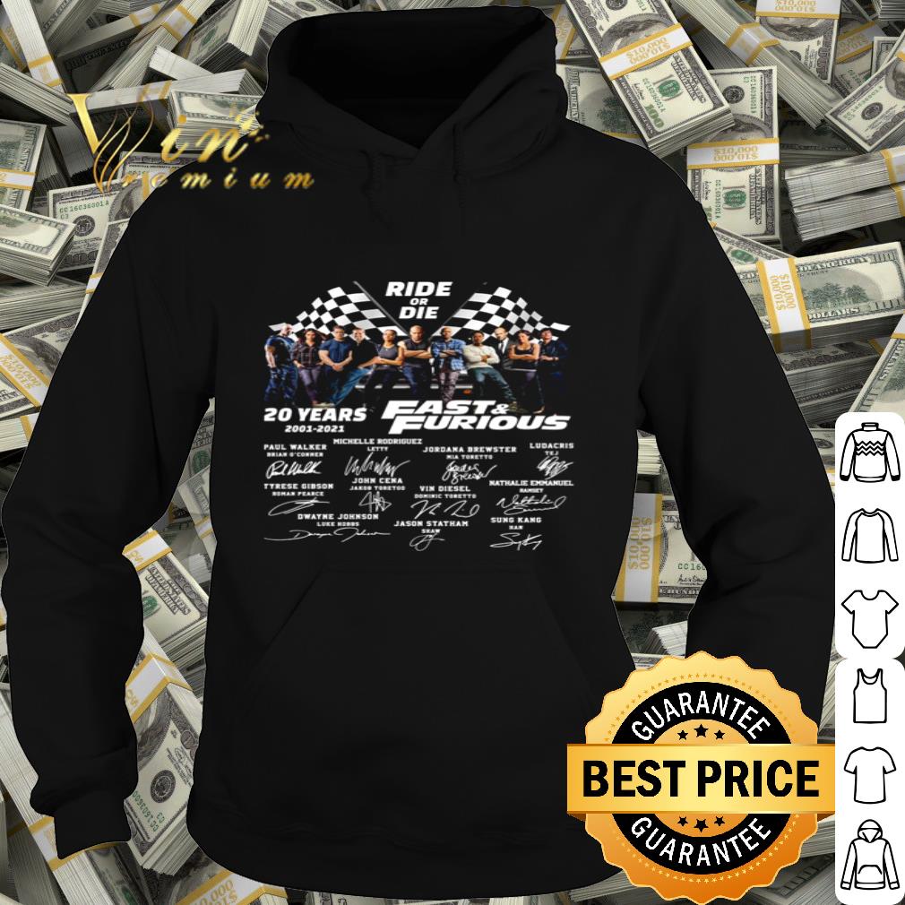 28945581 ride or die 20 years 2001 2021 fast and furious signatures shirt 4 - Ride Or Die 20 Years 2001-2021 Fast And Furious Signatures shirt