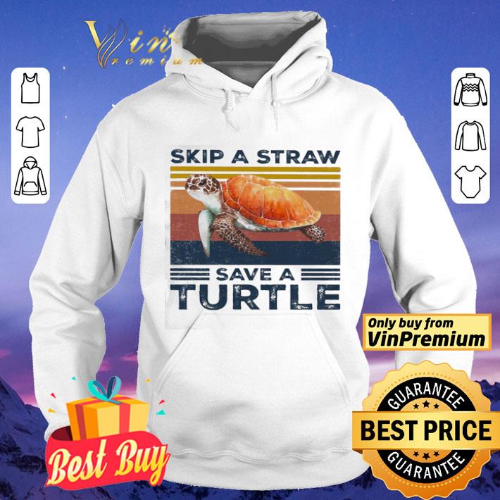 2a82b40a skip a straw save a turtle vintage shirt 4 - Skip a straw save a Turtle vintage shirt