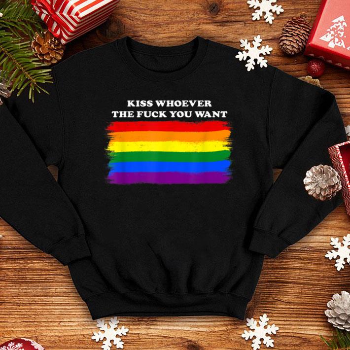 2d5ab873 gay kiss whoever you want pride rainbow lgbt shirt 4 - Gay Kiss Whoever You Want Pride Rainbow LGBT Shirt