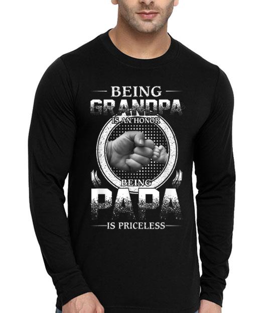 Being Grandpa Is An Honor Being Papa Is Priceless Father Shirt 2dbe8c12 being grandpa is an honor being papa is priceless father shirt 4 - Being Grandpa Is An Honor Being Papa Is Priceless Father Shirt