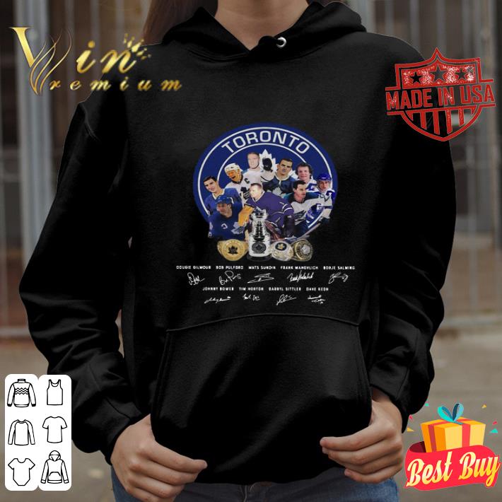 Toronto Maple Leafs Stanley Cup Champions signatures shirt