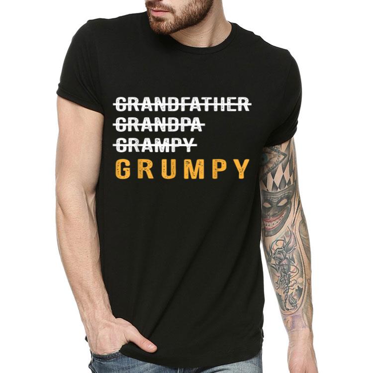 3317c488 grandfather grandpa grampy grumpy father s day shirt 4 - Grandfather Grandpa Grampy Grumpy Father's Day Shirt