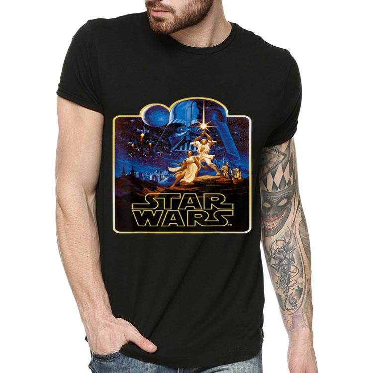 Star Wars Vintage Poster Art Graphic Shirt 37e92fec star wars vintage poster art graphic shirt 4 - Star Wars Vintage Poster Art Graphic Shirt
