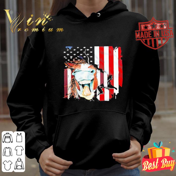 Horse American Flag 4th Of July Independence Day shirt