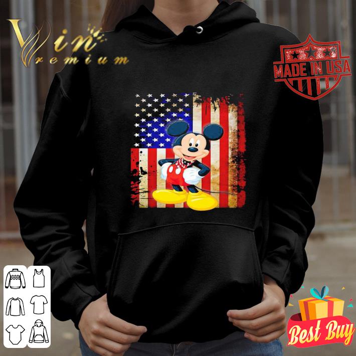 Mickey Mouse mashup American Flag 4th Of July Independence Day shirt