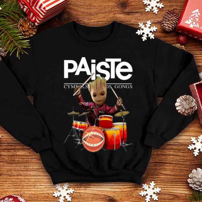 3cb6bb9c paiste cymbals sound gongs baby groot show animal playing drum shirt 4 - Paiste Cymbals Sound Gongs Baby Groot Show Animal Playing Drum shirt