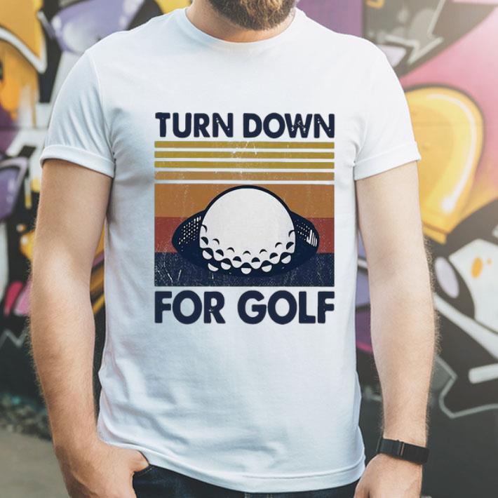 Vintage Turn Down For Golf shirt