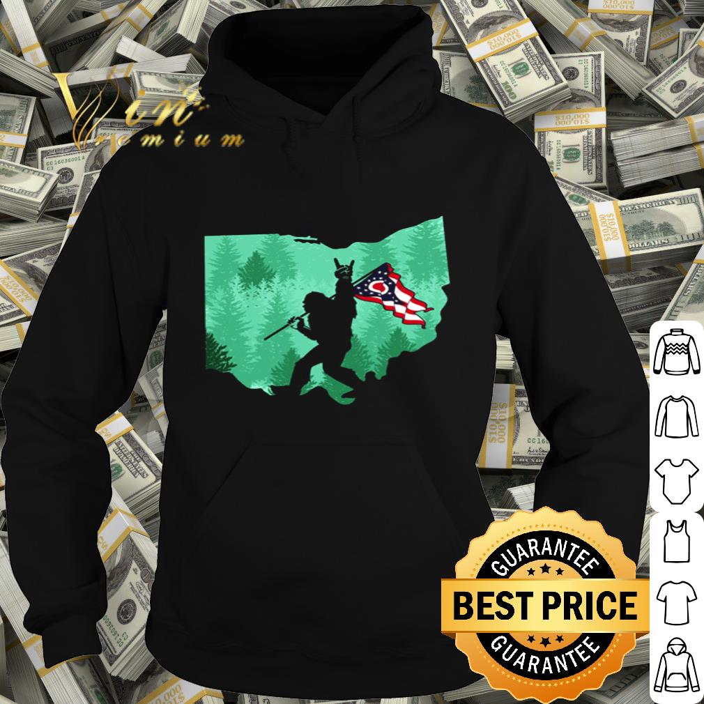 Bigfoot Rock And Roll Map Ohio State Flag Forest shirt 3eadf640 bigfoot rock and roll map ohio state flag forest shirt 4 - Bigfoot Rock And Roll Map Ohio State Flag Forest shirt