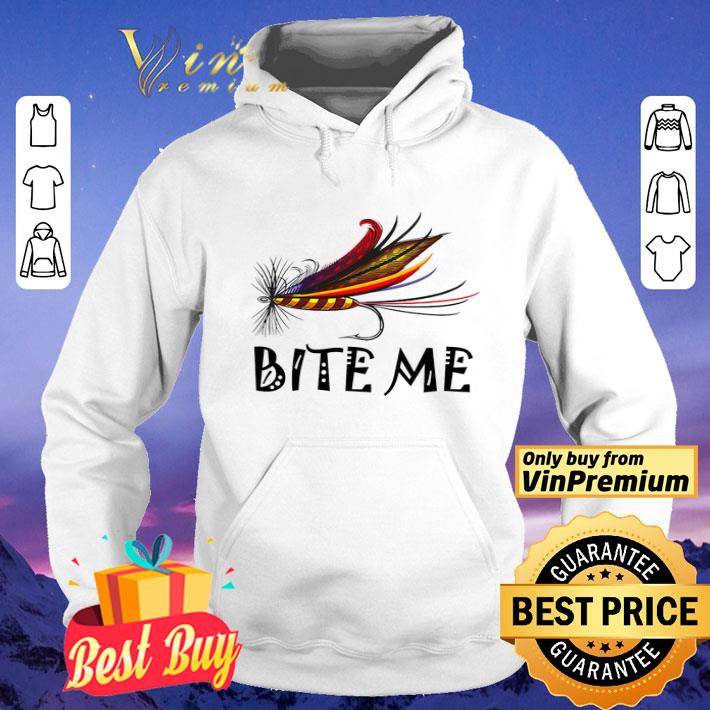 Fish Hook Color Bite Me shirt