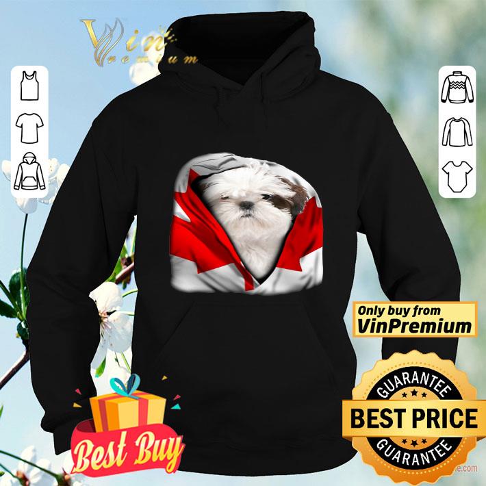 Shih Tzu Cape Canada Flag shirt 41eb77a5 shih tzu cape canada flag shirt 4 - Shih Tzu Cape Canada Flag shirt