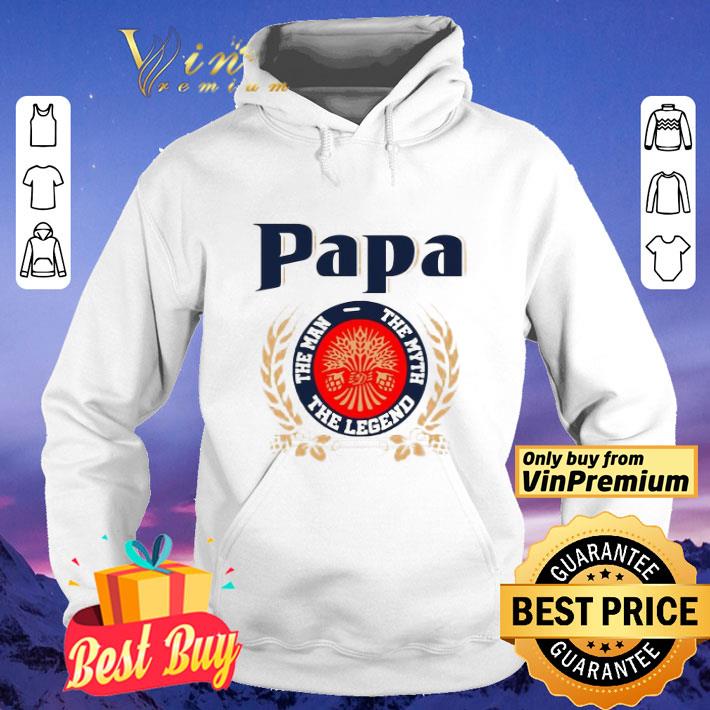 papa the man the myth the legend Miller Lite Father’s day shirt