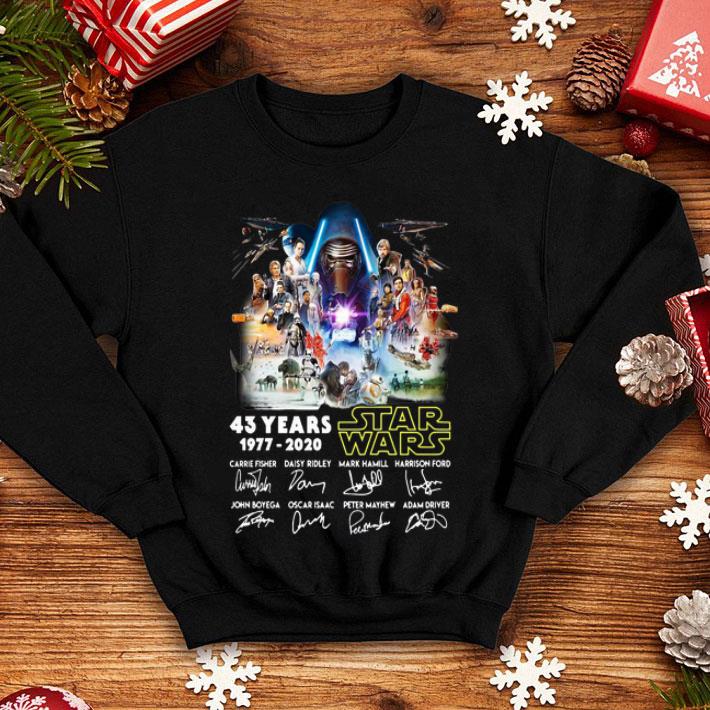 43 Years Of Star Wars 1977-2020 Signatures shirt