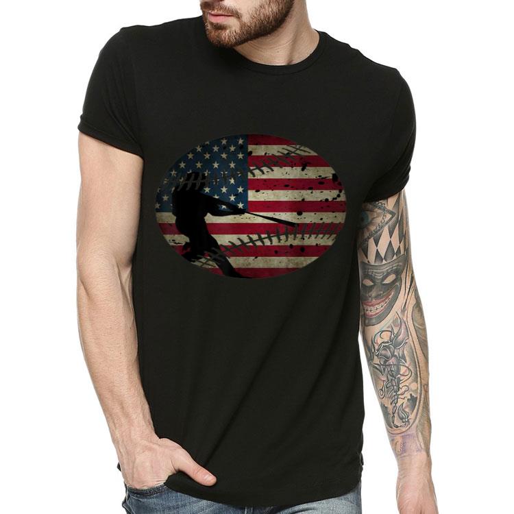 43ac5e3b baseball america flag july of 4th shirt 4 - Baseball America Flag July of 4th Shirt