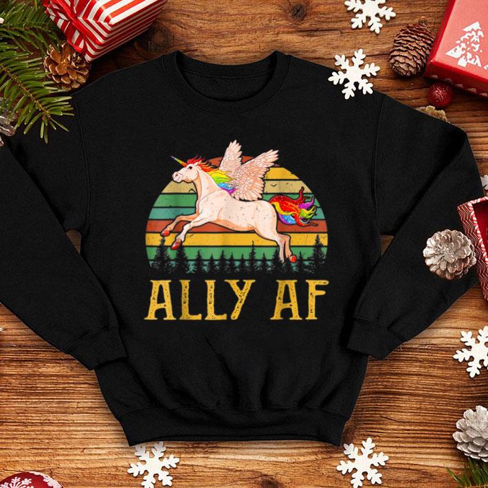 Ally AF Gay Pride Month LGBT Rainbow Unicorn Shirt 441c41bf ally af gay pride month lgbt rainbow unicorn shirt 4 - Ally AF Gay Pride Month LGBT Rainbow Unicorn Shirt
