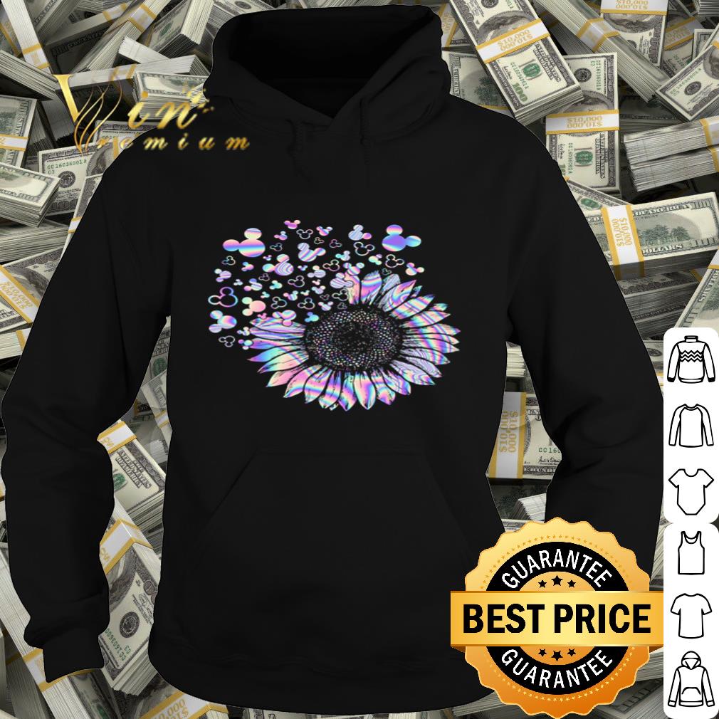 Sunflower Mickey head Disney shirt