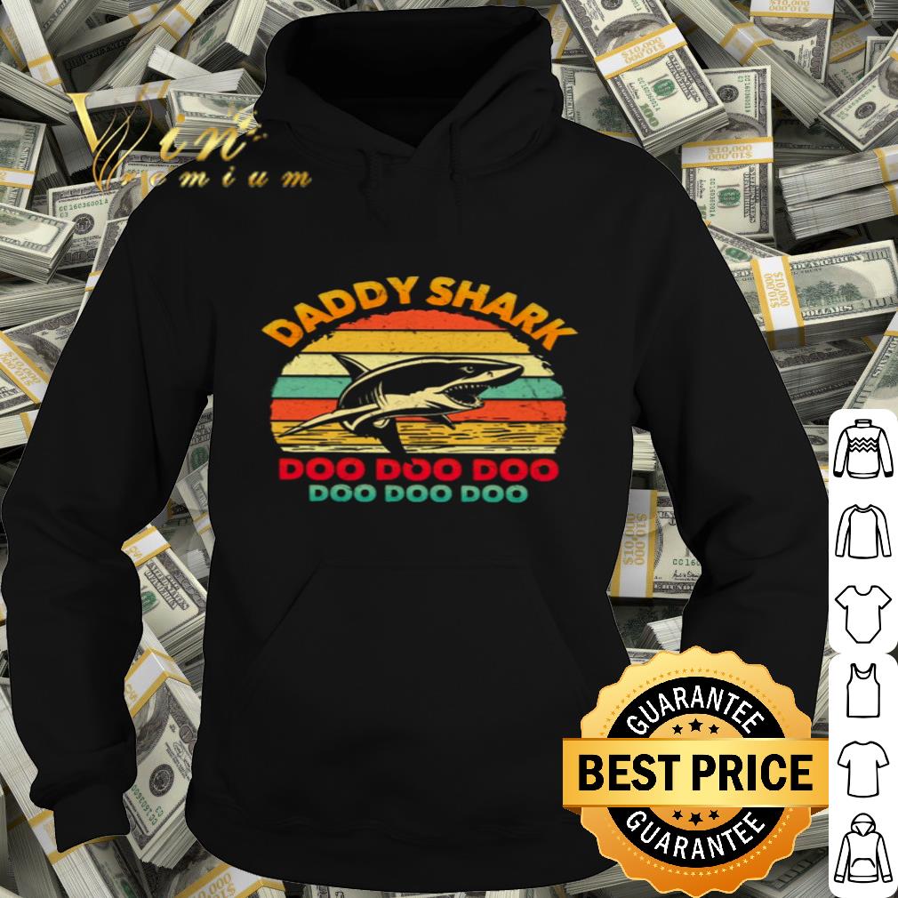 4a5fa74f vintage daddy shark doo doo doo happy father s day shirt 4 - Vintage Daddy Shark Doo Doo Doo Happy Father's Day shirt