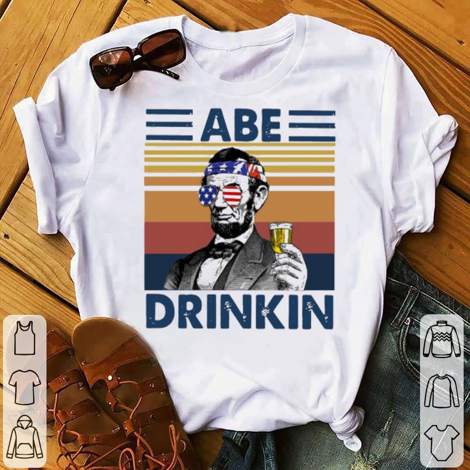 4b0bd071 the 4th of july abe drinkin drink beer shirt 4 - The 4th Of July ABE Drinkin Drink Beer Shirt