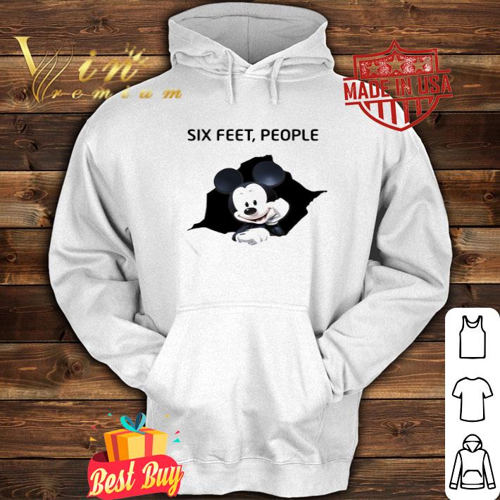 Mickey Mouse Torn Paper Six Feet People shirt