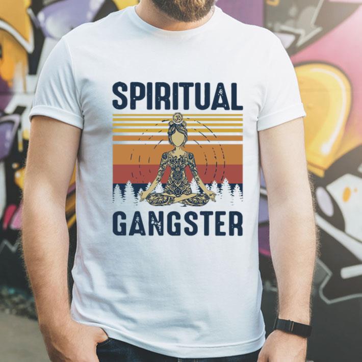Vintage Yoga Spiritual Gangster shirt