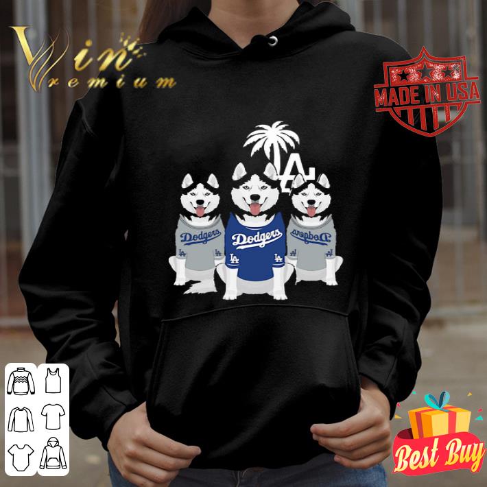 Husky mashup Los Angeles Dodgers shirt